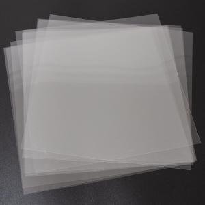 7.5Mil Blank Mylar Sheet (10 Pack), 12“ X 12” Clear Plastic Sheet, Clear Acetate Sheets for Cricut, Stencil Plastic Sheets for Cutting Machine, PET Stencil Material