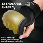 WYOX Gel Boxing Hand Wraps Inner Gloves for Men & Women, 80cm Quick Wrist Straps, Pded Knuckle Protection for Muay Thai Kickboxing, Hand Wraps for Boxing & Martial Arts