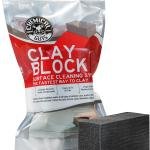 Chemical Guys CLAY_BLOCK Clay Block V2 (4.6 in. x 3.5 in. x 1.7 in.), Black