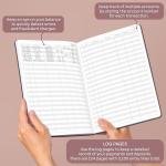 Skyline Accounting Ledger Book – Columnar Log Journal for Personal Use & Small Business Bookkeeping – Expense Log to Track Money Operations – Large Format, 7x10″, 4,712 Entries Total (Black)