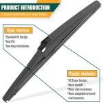 Windshield Wiper Bles Replacement for Hyundai Palise 2020 2021 2022 2023 2024 2025,Original Equipment Replacement Front Rear Wiper Ble Set - 26" 20" 12" (Set of 3)
