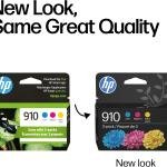 HP 910 Cyan, Magenta, Yellow Ink Cartridges (3-Pack) | Works with OfficeJet 8010, 8020 Series, OfficeJet Pro 8020, 8030 Series | Eligible for Instant Ink | 3YN97AN