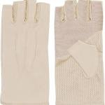 Bienvenu Mens Summer UV Protection Half Finger Outdoor Hiking Driving Cycling Riding Cotton Breathable Sunblock Gloves