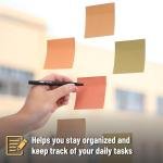 Mr. Pen- Sticky Notes, 3”x3”, 12 Ps, 600 Sheets, Autumn Earth Sticky Notes 3x3