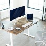 VIVO Universal 60 x 30 inch Table Top for Standard and Sit to Stand Height justable Home and Office Desk Frames, Reclaimed Wood Desktop, DESK-TOP60-30P