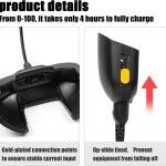 TC77 Charger,for Zebra for Symbol TC70 TC72 TC70X TC75 TC75X TC77HL TC720L TC75EK TC700H TC700K,5.75ft PDA Android Barcode Scanners Charger (Includes Power Supply).
