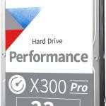 Toshiba X300 PRO 22TB High Worklo Performance for Creative Professionals 3.5-Inch Internal Hard Drive – Up to 300 TB/Year Worklo Rate CMR SATA 6 Gb/s 7200 RPM 512 MB Cache - HDWR62CXZSTB