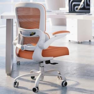 TRALT Office Chair - Ergonomic Desk Chair with justable Lumbar Support, Mesh Computer Chair, Executive Chairs for Home Office Comfortable Lumbar Support (Orange)