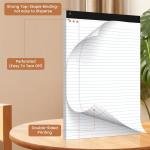 8Packs Legal Ps 8.5 x 11 Inch, 50Sheets/Pack, College Ruled & Perforated White Writing Ps, Ps of Paper 8.5 x 11, Lined Note Ps with Sturdy Backing for Office, Business & School Supplies