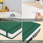 Leather Journal, 7" x 10" Hardcover College Ruled Notebook Journal for Women Men, 340 Page Large Notebooks for Work, Lined Journals for Writing, Thick and Lay Flat, B5 Aesthetic Brown Notebook Gift