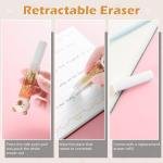 9 Pcs Cute Capybara Stationary Set Kawaii School Supplies Japanese Stationery, Includes Pencil Sharpener, Eraser, Correction Tape, Glue Tape, Sticky Notes, Ruler, Scissors for Office School Supplies