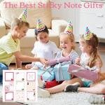 Downtown Girl Sticky Notes Gifts - 9 Pack Downtown Style Noteps 3x3 Inches, Leopard Print Bow Memo Ps School Office Supplies, Funny Gifts for Women Girls Students Coworkers(450 Sheets)