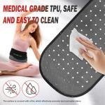 Red-Light-Therapy-for-Body,2025 Upgred-4 Modes 5 Stage Power Medical-Gre TPU Mat for Body Pain Relief,20"x 9"Dual Wavelength Infrared Red Light Blanket LEDs