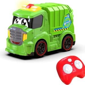 Remote Control Garbage Truck Toys for Toddlers 1-3 with Lights & Sounds RC Recycling Vehicle for Kids 3-8 Durable Waste Management Trash Truck for Boys & Girls