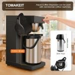 Airpot Coffee Dispenser Thermal with Pump,3L/102 Oz Insulated Stainless Steel Large Airpot Coffee Carafe Lever Action for Hot/Cold Water,Thermal Carafe for Hot Cocoa for Parties
