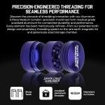 Santa Cruz Shredder Herb and Spice Grinder 3 Piece Medium 2 1/8" Superior Grip and Aluminium (Purple)