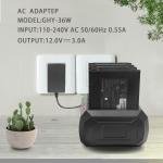 4-Slot Battery Charging Crle with apter for Zebra TC51 TC510K TC52 TC56 TC57 Barcode Scanner,Multiport Secure Power Supply