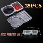 25 Set Reusable Snack Containers with Lids,New Snack Containers,Snackle Box Container Portion Control,Snack Pack Containers for On-the-Go Meals and Camping