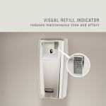 Rubbermaid Commercial Products Microburst Automated Odor-Controlling Aerosol Air Care System, MB9000 Dispenser, Chrome, for Restaurants/Hotels/Schools/Airports/Offices