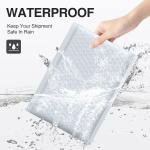 UCGOU Bubble Mailers 8.5x12 Inch White 25 Pack Usable Size 8.5x11 Poly Pded Envelopes #2 Medium Mailing Opaque Packaging Postal Self Seal Waterproof Boutique Shipping Bags for Clothes Makeup