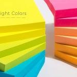 Sticky Notes 3x3 Inch, 6 Bright Color Sticky Ps, 100 Sheets Each, Super Sticky Notes with Strong hesive Office Supplies for Desk, School & Daily Planning