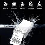 Phomemo 4x6 Thermal Label Printer Paper - 500 PCS Yellow 4"x6" Fan-Fold Shipping Supplies Labels - Water/Oilproof Label Stickers - Permanent hesive Thermal 4x6 Labels for Small Business