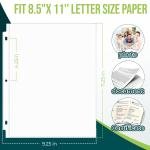 Sheet Protectors 8.5 x11 Inch Clear Page Protectors for 3 Ring Binder,100 Pack Plastic Sleeves for Paper,Documents and Photos,Top Loing Binder Sleeves Paper Protector Letter Size