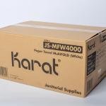 Karat Multifold Paper Towels - Absorbent and Sturdy - Kraft, 334 Sheets X 12 Packs, Recycled Fibers
