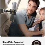 Lamicall Car Tablet Herest Holder - Car Back Seat Herest Tablet Mount Stand for Kids, Ro Trip Essentials, Compatible with 2024 iP Pro 11/13", Air Mini, Galaxy Tab, 4.7-13" Devices, Black