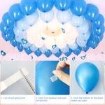 HANWER 200 PCS Glue Points for Balloons, Removable Sticky Point Tape, hesive Double Sided Clear dots for Craft Decoration