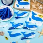 Soulchen 24 Set Jonah and The Whale Craft Kit, DIY Religious Sunday School Vbs Crafts, Make Your Own Jonah and The Whale Kits, Christian Decorations for Kids, Activities Art Supplies
