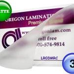 Oregon Lamination Heat Activated Laminating Pouches 9 x 11-1/2 inch 3 mil (229mm x 292mm x 75 microns) [pk of 25] Letter Size, Matte/Matte (Both Sides)