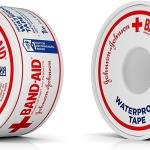 Band-Aid Brand of First Aid Products 100% Waterproof Self-hesive Medical Tape Roll to Secure Bandages, Durable First Aid Wound Care Bandaging Tape, 1 Inch by 10 Yards (Pack of 2)