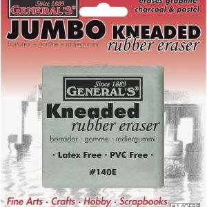 General Pencil Jumbo Grey Kneed Eraser Multicolor