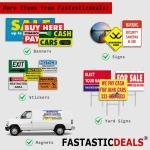 Decal Stickers Multiple Sizes Dine-in Carry-Out & Delivery Orders Industrial Vinyl Safety Sign Label Restaurant & Food 24x18Inches
