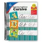 Carson Dellosa Beginning Tritional Cursive Handwriting Workbook for Kids, Handwriting Practice for Cursive Alphabet and Numbers (Learning Spot)