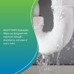 Berk Wiper MIGHTYWIPE - vanced Heavy Weight Disposable Wipes (475 Heavy Duty Wipers) Latex-Free and Low-Lint for Effective Wiping - Blue Fold Jumbo Roll Paper towel (12 x 12), 1 Perforated Roll
