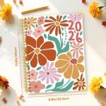 GuassLee Planner 2026 Daily Weekly and Monthly - Large A4 Planner from January 2026-December 2026, 8.8"x11.4" Aesthetic Teacher Student Agenda Book with Back Pocket, Stickers, Coated Tabs, A4 Size