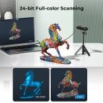 Creality CR-Ferret SE 3D Scanner Desktop Fast 0.1 Mm High Accuracy Flexible Scanning Range Anti-Shake 24-Bit Full-Color Scanning for Black Metal Non-Reflective Objects Mac Windows