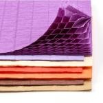 Briartw Honeycomb Paper Ps for DIY 3D Craft and Pop-Up Cards – Halloween/Autumn Series,30-Layer Tissue Paper P (5.8”x8.3”) with Glue Line,Perfect for Handme Greeting Cards,School Projects