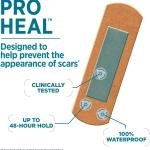 BAND-AID Brand Pro Heal hesive Bandages with Hydrocolloid Gel P, Clinically Tested, Better Healing of Minor Wounds, Waterproof Bandages, One Size, 10 ct