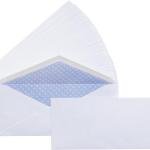 Basics #10 Security Tinted Business Gummed Envelopes, Moisture Sealed, 4-1/8 x 9-1/2 Inch, Pack of 500, One Size, White
