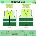 4 Pcs Waste Management Costume Kit Include Recycle Trash Vest Green Mesh Cap Garbage Truck ID Card Gloves