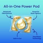 Dropps 4-in-1 Plus Oxi Free & Clear Power Biobased Laundry Detergent Pods, Unscented (76 Pods) - Chlorine-Free Bleach Alternative Biobased Laundry Whitener, Stain & Odor Remover