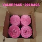 4 Gallon Small Trash Bags (200 Bags) Cherry Blossom Scented Bathroom Garbage Bags Wastebasket Can Liners for Home Office Bins (Cherry Blossom, 200 ct.)