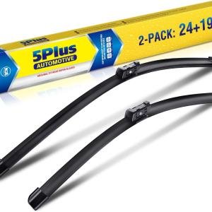 24"+19" Windshield Wiper Bles Replacement For VW Volkswagen Jetta 2011-2023 Passat 2012-2018 CC 2013-2017, Premium All-Season Automotive Replacement Windshield Wiper Bles For My Car-Top Lock 16mm