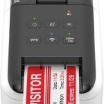 Brother QL-810Wc Professional Label Printer with USB and WiFi connectivity, Ultra-Fast Printing up to 110 Labels per Minute with Standard dress Label in Monochrome, Black & Red Printing Available