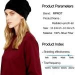 Beanie Protection Hat,Effective 99.99% Anti R.iation Cap, E.M.F Protection Hat Shielding Cell WiFi 5G RF 19.6-23.6 in