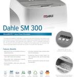 Dahle ShredMATIC SM 300 Auto Feed Paper Shredder, 300-Sheet Capacity, Cross-Cut, P-4 Security, Jam-Free & Oil-Free, Shreds CDs, Credit Cards, Staples & Paper Clips, German Engineered