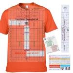 Heat Press Safe Tshirt Pressing Guide for Vinyl Alignment and Accurate Placement Full Shirt. an All-in-one t-Shirt Ruler Guide for Heat Press Vinyl Graphics or an Embroidery Placement Guide